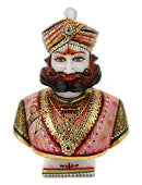 A Rajput King - Marble Sculpture