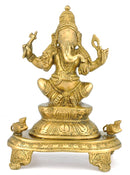 "Lord Vinayak" Brass Sculpture