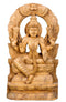 Kamalasana Vishnu - Wood Statue