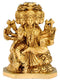 Mother of Vedas 'Goddess Gayatri' - Brass Statue