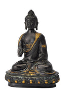 Buddha Brass Statue in Antique Finish