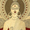 Lord Sakyamuni Buddha - Kalamkari Painting