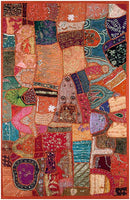 Cotton Wall Hanging "Red Villa"