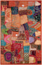 Cotton Wall Hanging "Red Villa"