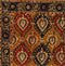 Red Mughal Garden Rug