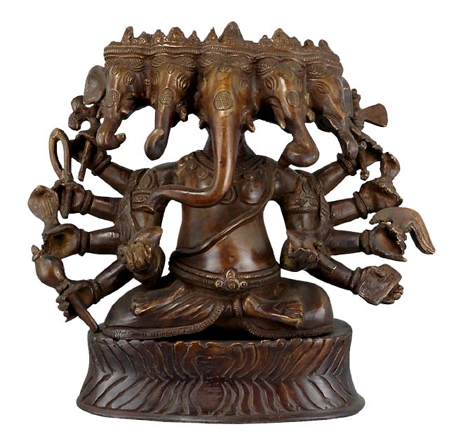 The Affable Elephant Headed God in Universal Form