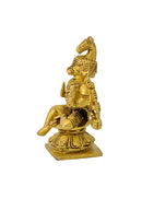 Five Headed Hanuman Small Brass Statue