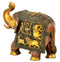 Brass Elephant in Golden Brown Finish