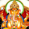 Lord Vighnaharta Ganesh - Marble Painting
