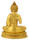 Mediating Lord Buddha Brass Figurine