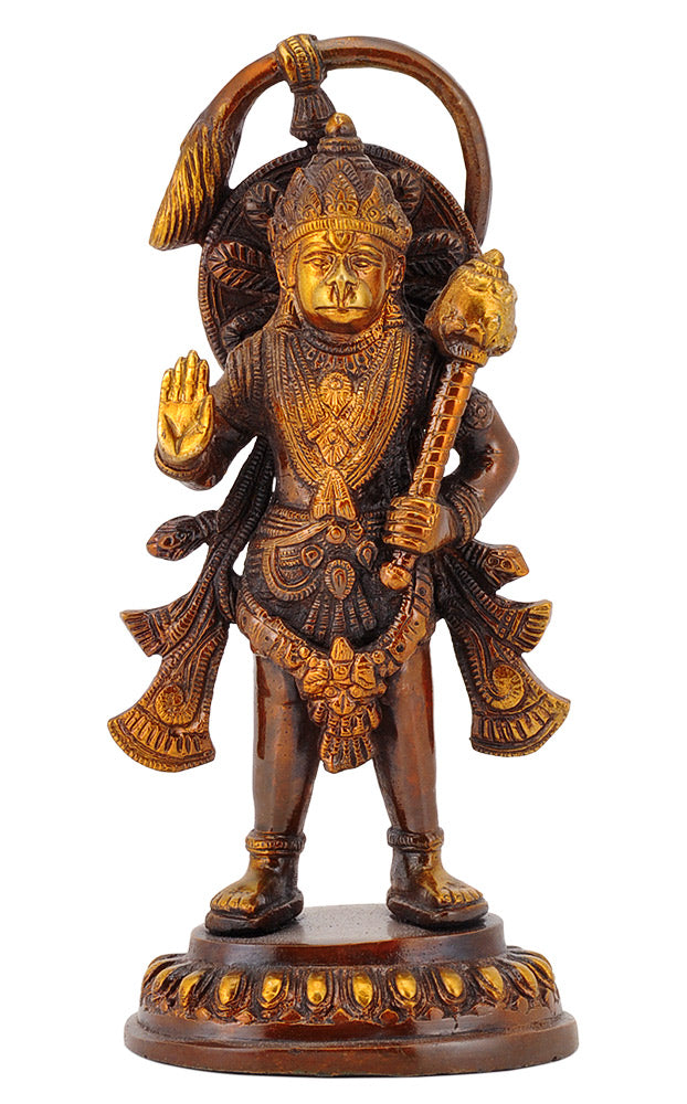 Blessing Hanuman Ji Brass Figure