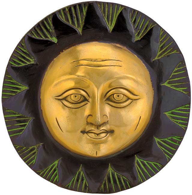 Lord Suryadev - Brass Plaque