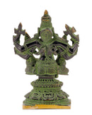 Lord Vishnu with Shridevi and Bhudevi