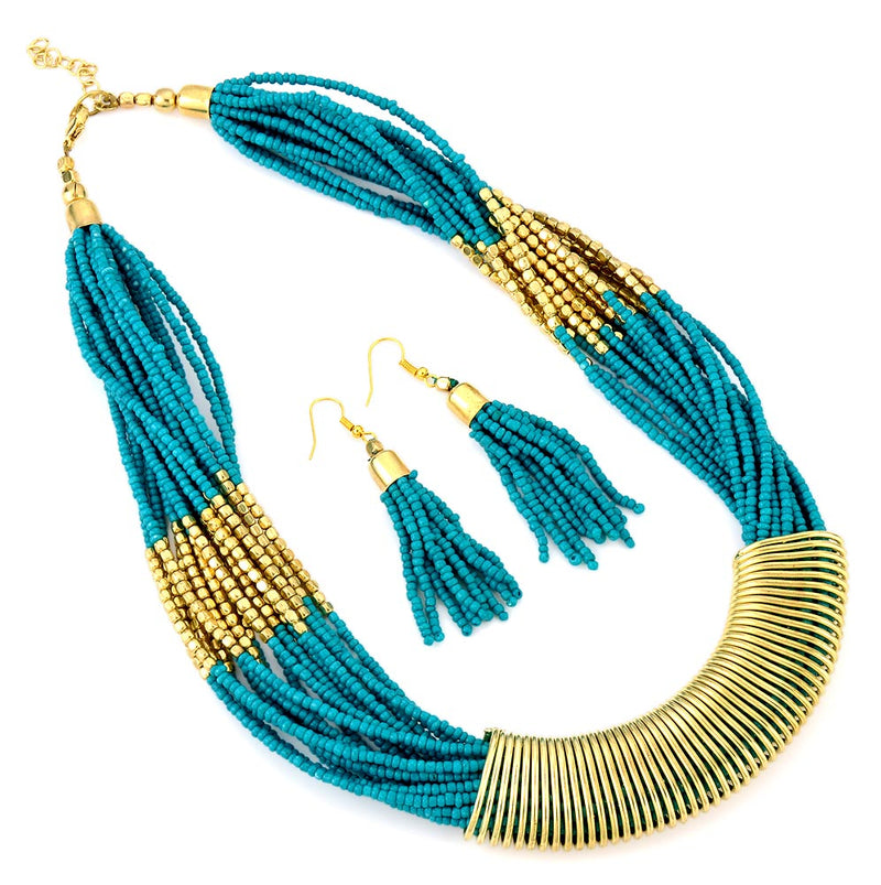 Fresh n Shiny - Glass Bead Necklace