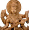Divine Goddess Saraswati - Wood Sculpture