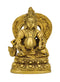Lord Kuber Small Statue in Brass 3.50"