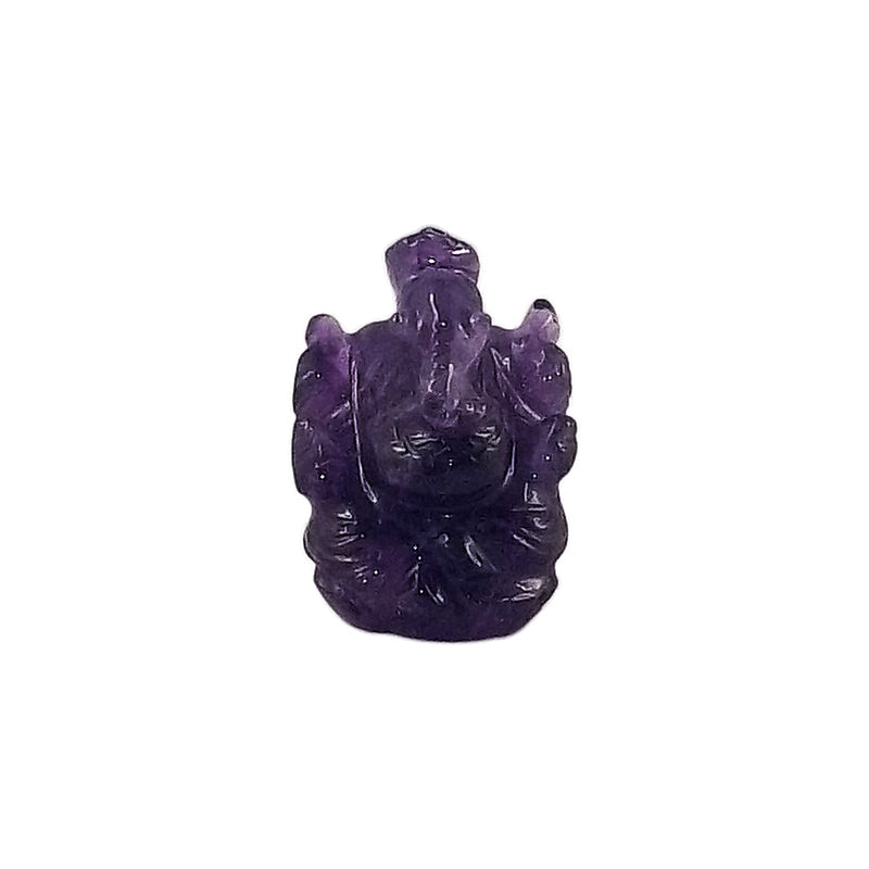 Royal Ganesha - Amethyst Stone Figurine