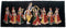 Krishna at Rasleela-Batik Painting