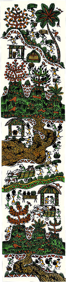 Good Morning - Warli Handmade Painting