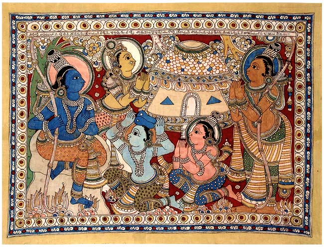 "Bharat Milap" Bharat Meets with Brother Rama