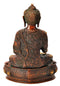 Buddha Figurine with Carved Robe Depicting His Life