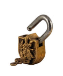 Goddess of wisdom Saraswati - Brass Decorative Lock 3.5"