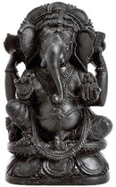 Abhya Ganesha - Soft Stone Carving