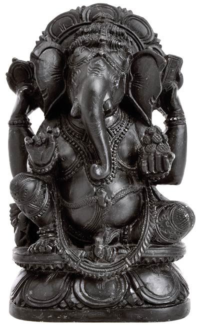 Abhya Ganesha - Soft Stone Carving