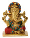 Lord Gajanana Seated Statue