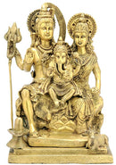 Shiva Parvati with Baby Ganesha