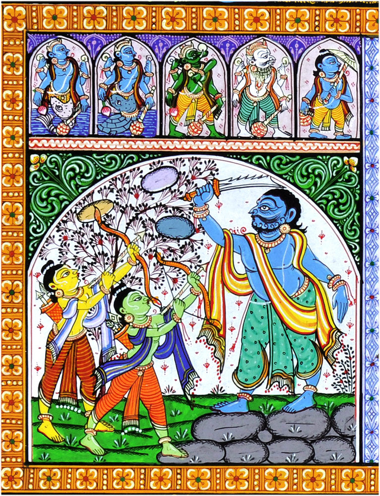 Lord Rama Story in Patachitra