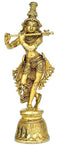 "Lord Krishan" Brass Sculpture