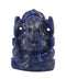 "Gauri Putra Lord Vinayak" Lapis Lazuli Statue 2.75"