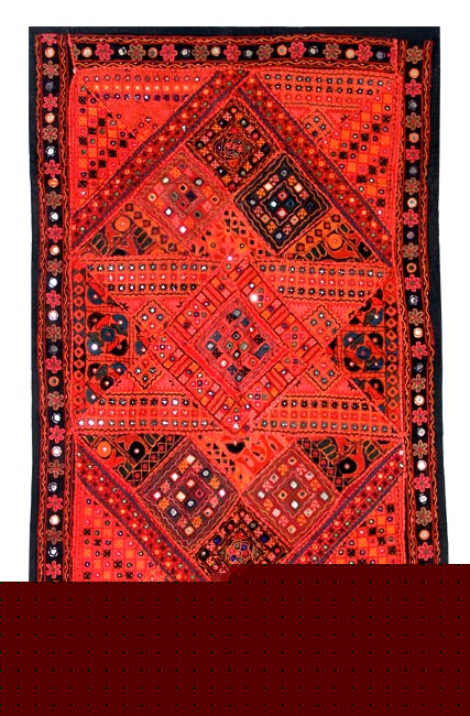 Red Magic - Kutch Tribal Wall Hanging