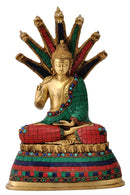 Sitting Buddha Protected by Seven Hooded Snake