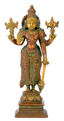 Lord Satya Narayan - Brass Figure 8"