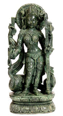 Goddess Saraswati - Stone Sculpture