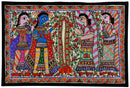 Ram Sita Marriage Scene - Madhubani Folk Painting