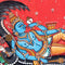 Lord Vishnu on Shesh Naga - Patachitra Painting