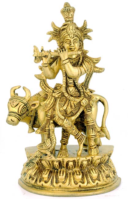 Lord Gopala - Brass Statue