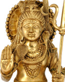 Lord Shiv Shankar - Brass Sculpture 19"