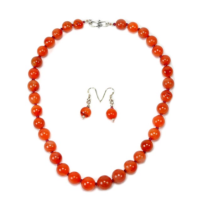 Orange Beauty - Stone Necklace