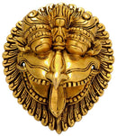 'Yali' the Temple Guardian - Brass Wall Hanging