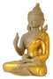 Antiquated Blessing Budha Brass Figure