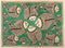 'Fish Kingdom' Folk Art Painting of Bihar