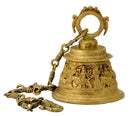 Maa Durga Carved Hanging Bell