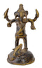 Unique Rare Ganesha Folkart Brass Figurine