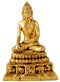 Buddha Gotama - Brass Sculpture 4"