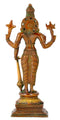 Abhaya Mudra God Vishnu Brass Statue