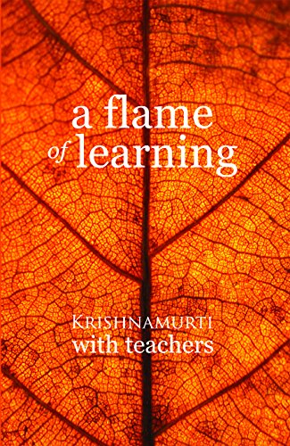 India A Flame Of Learning [Paperback] J. Krishnamurti